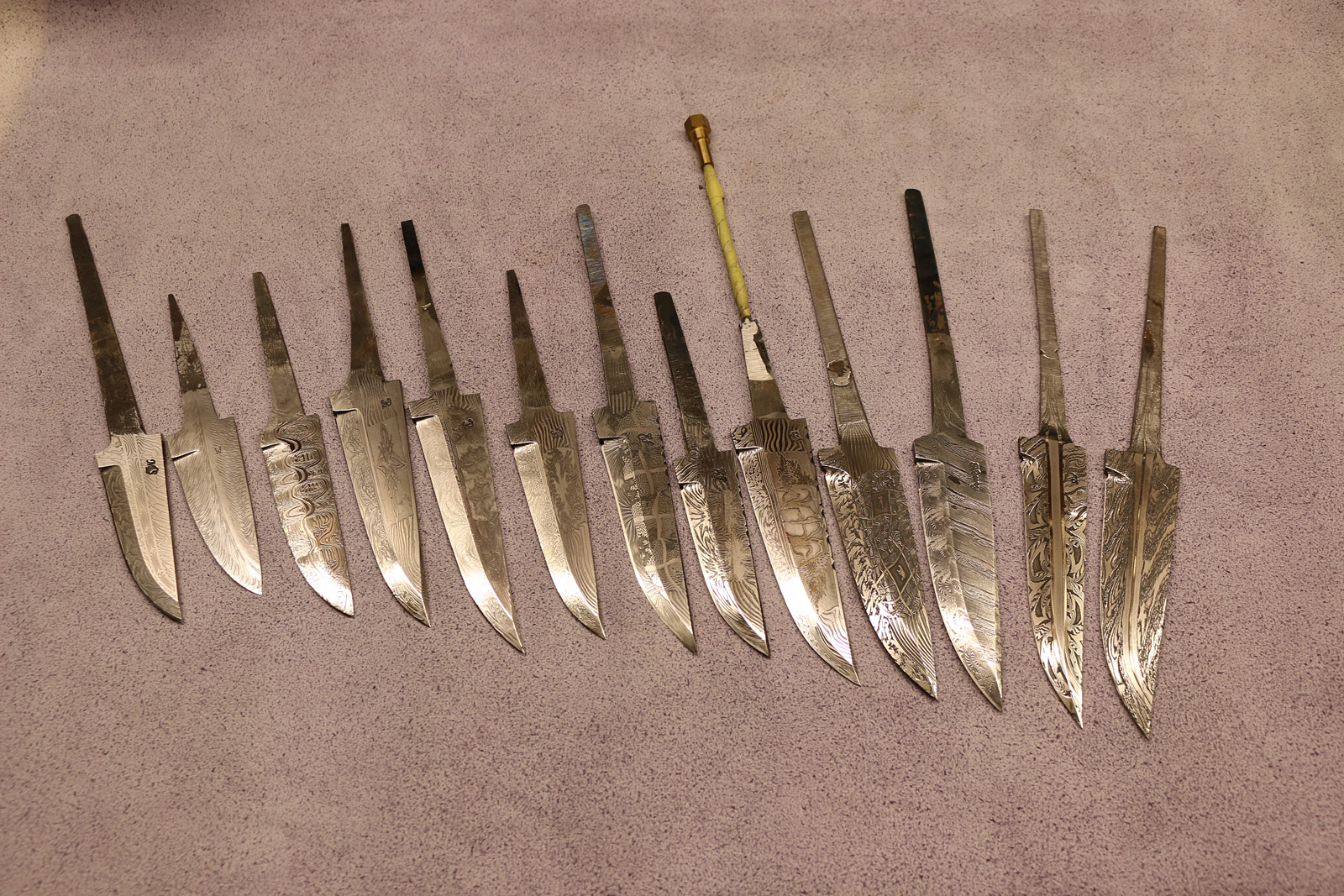 Various knife blades